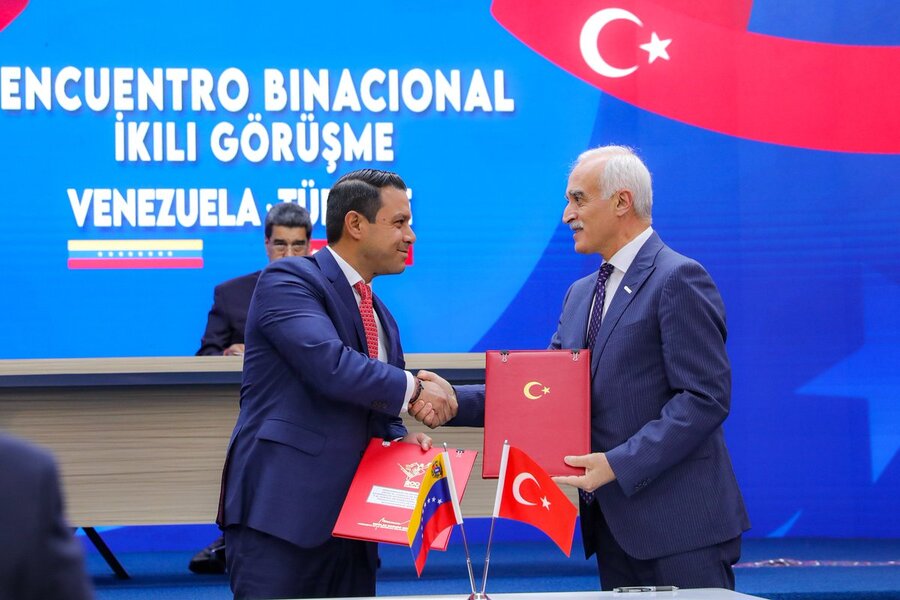 Venezuela y Türkiye fortalecen lazos de cooperación con firma de Memorándum de Entendimiento