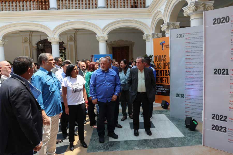 <strong>Gobierno Bolivariano inaugura exposición “Venezuela no es amenaza, es esperanza”</strong>