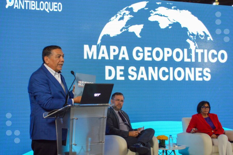 ‌<strong>Autoridades venezolanas presentan Mapa Geopolítico de Sanciones ante Cuerpo Diplomático</strong>‌