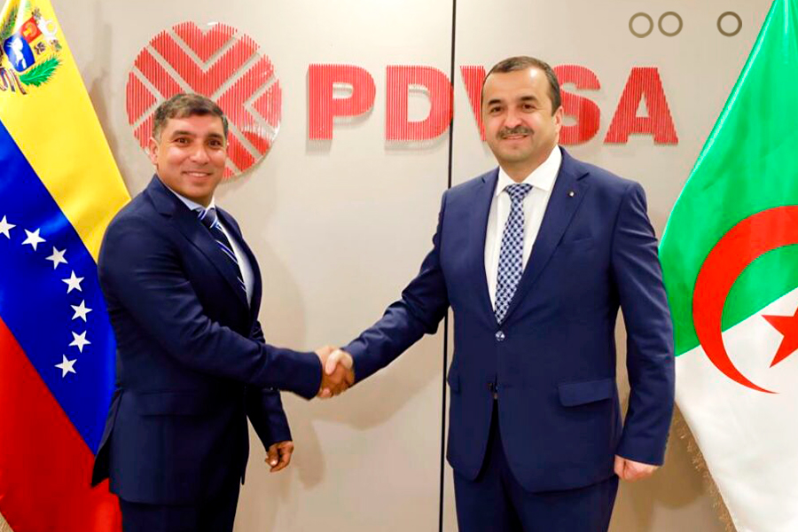 <strong>Ministro de Petróleo de Venezuela sostuvo encuentro con su homólogo de Argelia para la cooperación energética bilateral</strong>