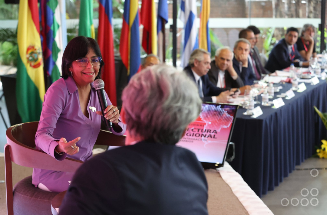 <strong>Delcy Rodríguez: Sanciones a Venezuela han afectado a toda la región</strong>