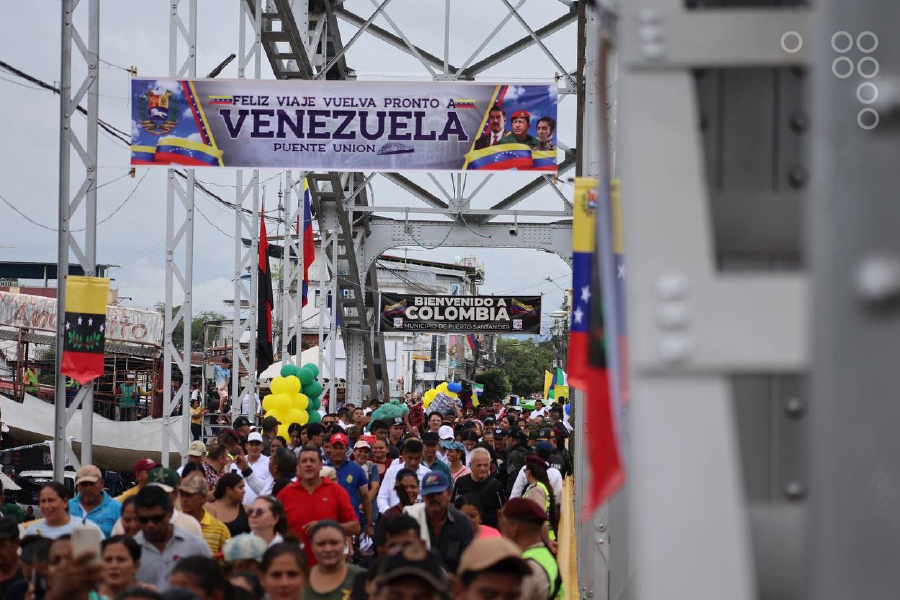 <strong>Activan eje económico en Táchira tras permitir paso vehicular por puente Unión</strong>