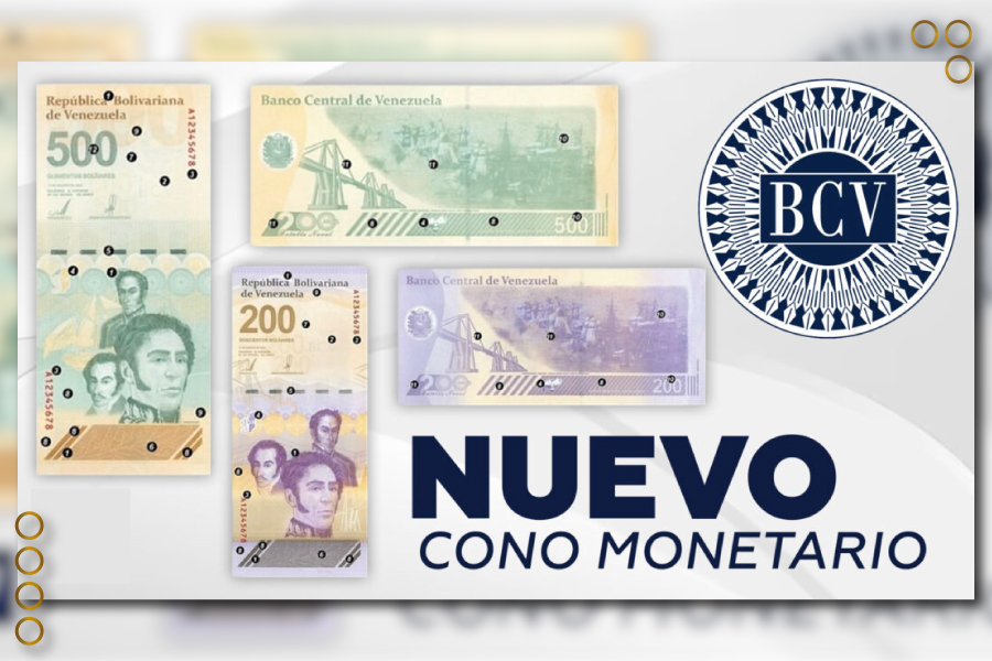 BCV incorpora dos nuevos billetes al cono monetario vigente