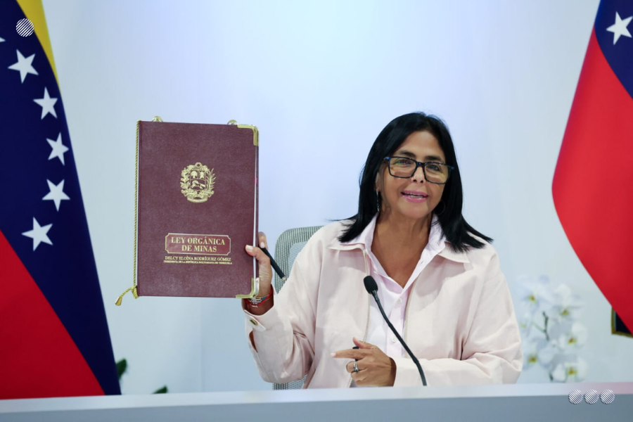 Presidenta (E) Delcy Rodríguez promulga Ley Orgánica de Minas
